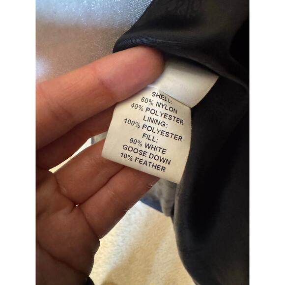 Belle Fare Kleve Puffer Coat Rabbit Fur Goose Down Stadium Coat Size S - Picture 12 of 13